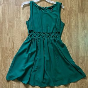Flowy forever 21 a-line cutout dress